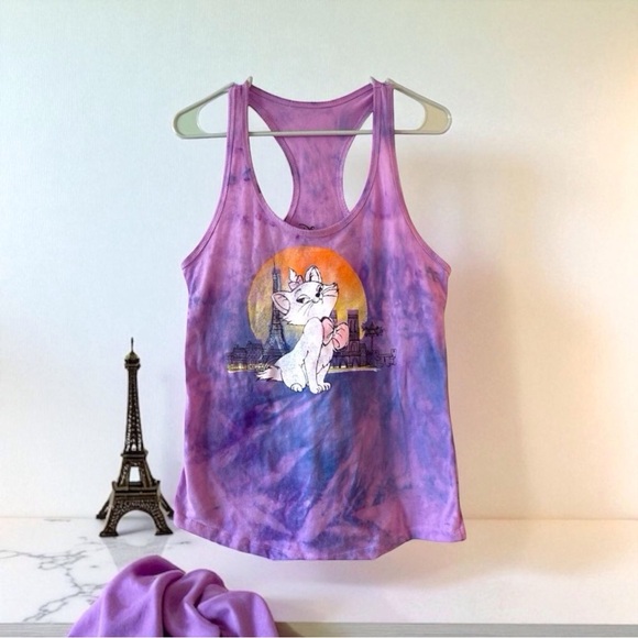 Disney Marie Tie Dye Tank (XL)  Aristocats Disney one of a kind cats - Picture 3 of 7